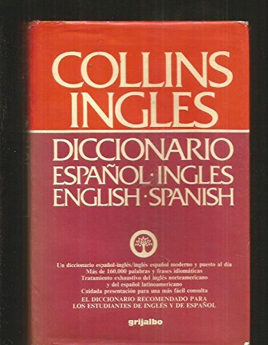 Collins, Spanish-English, English-Spanish dictionary book