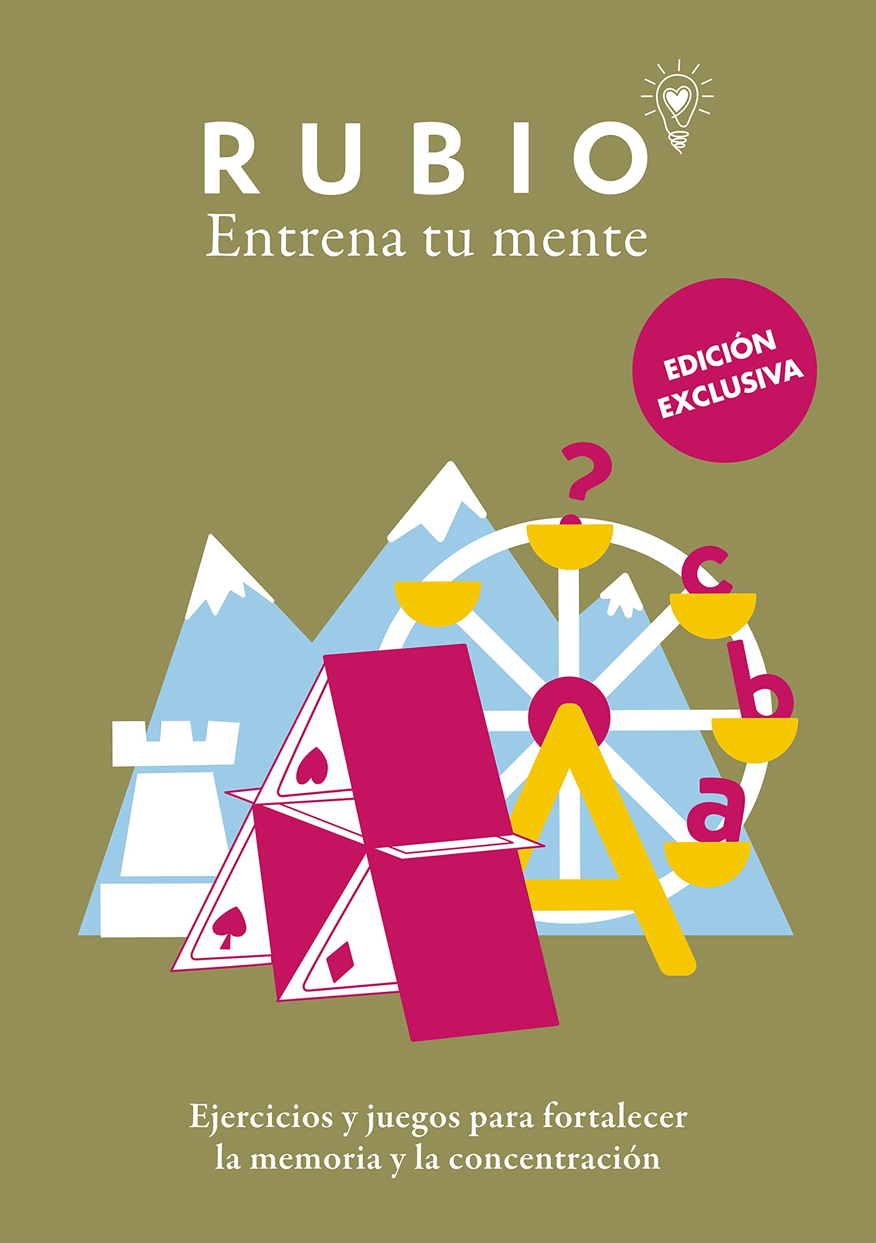 Ejercicios y juegos para fortalecer la memoria y la concentración (edición exclusiva) (Rubio. Entrena tu mente): Ejercicios y juegos de memoria para adultos (Crecimiento personal) Medicine