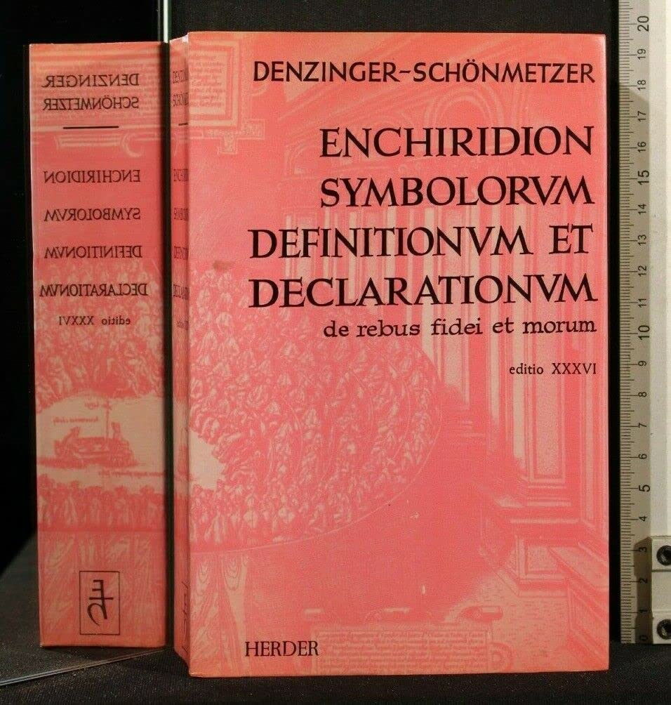 Enchiridion symbolorum definitionum et declarationum de rebus fidei et morum Books