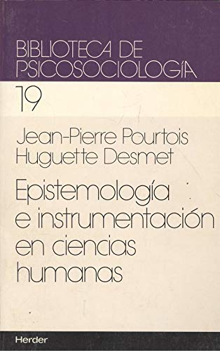 Epistemologia e instrumentacion en ciencias humanas Books