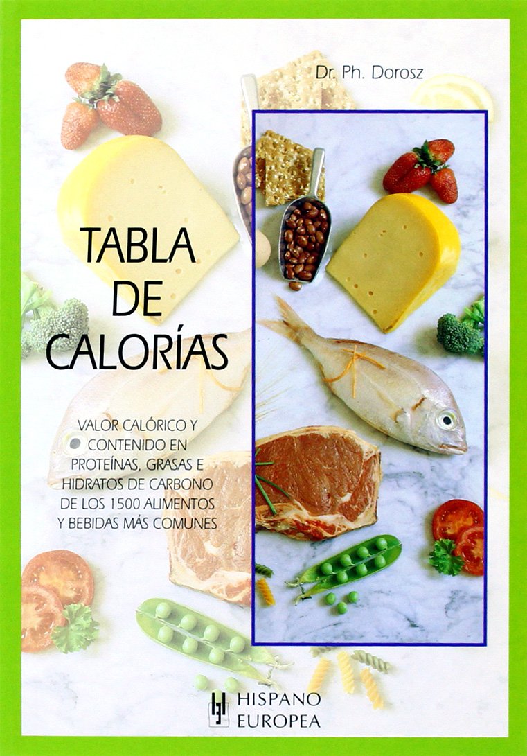 Tabla de calorías Leisure, Home & Garden Books