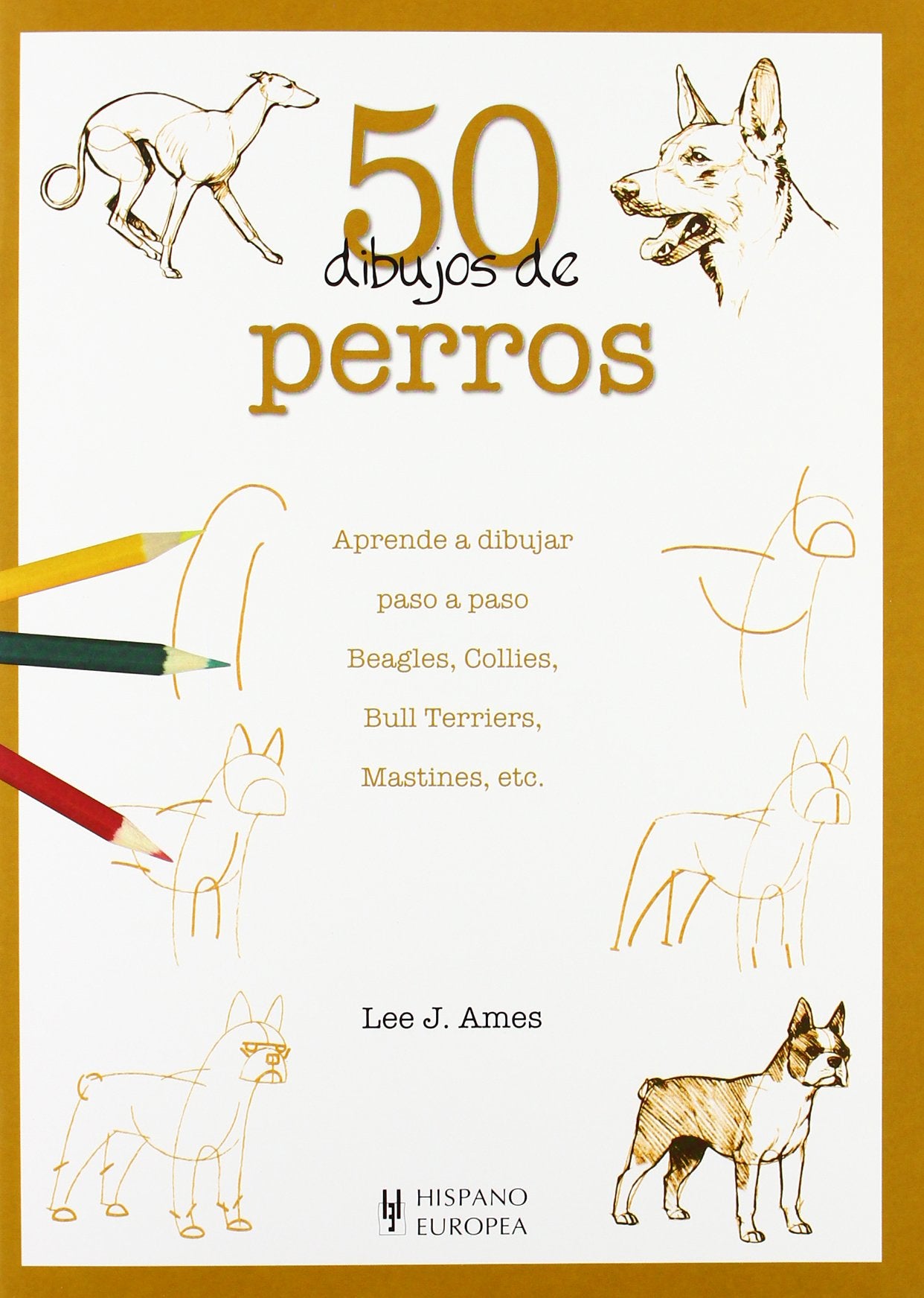 50 dibujos de perros Arts & Music Books