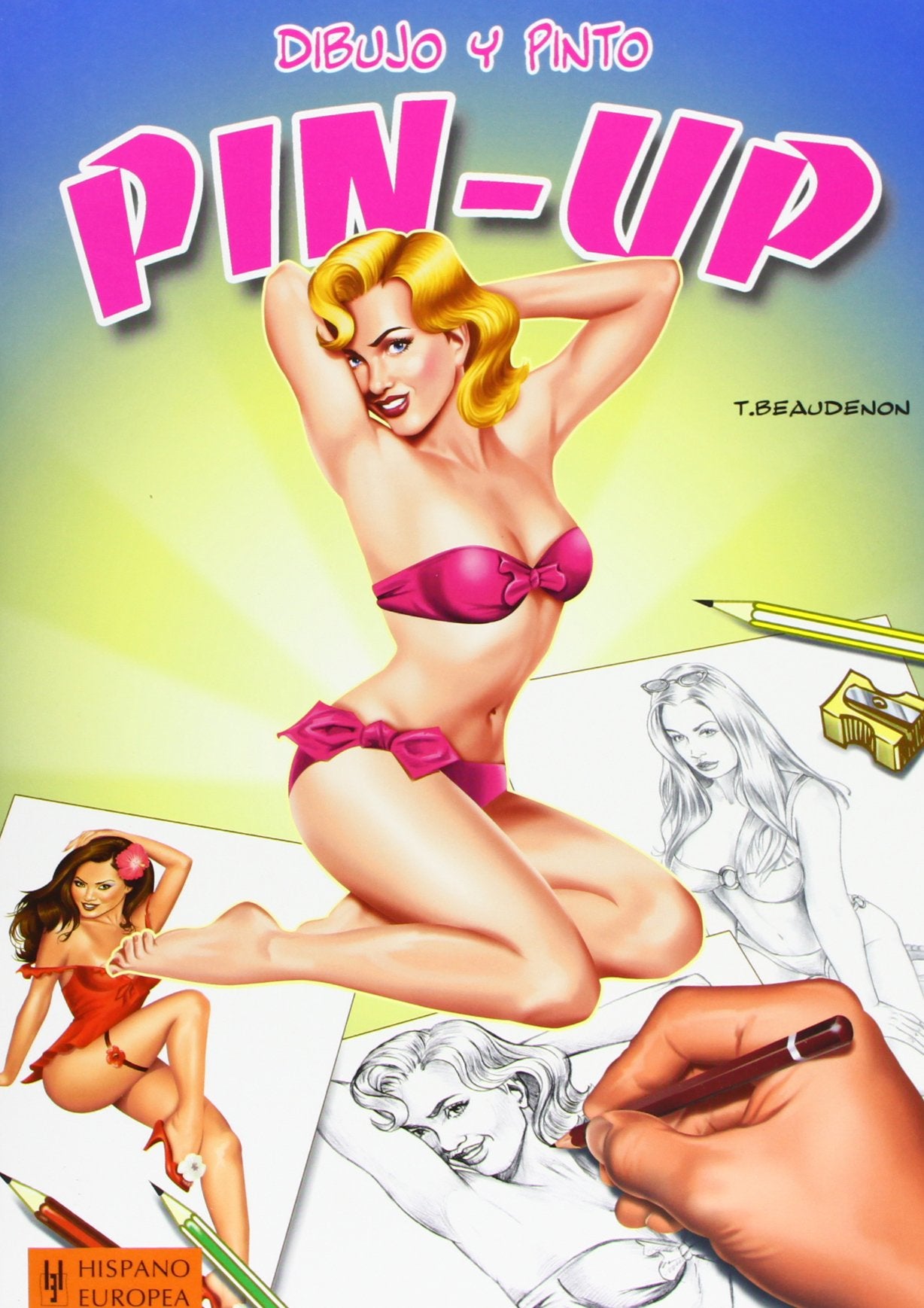 Dibujo y pinto Pin-up Arts & Music