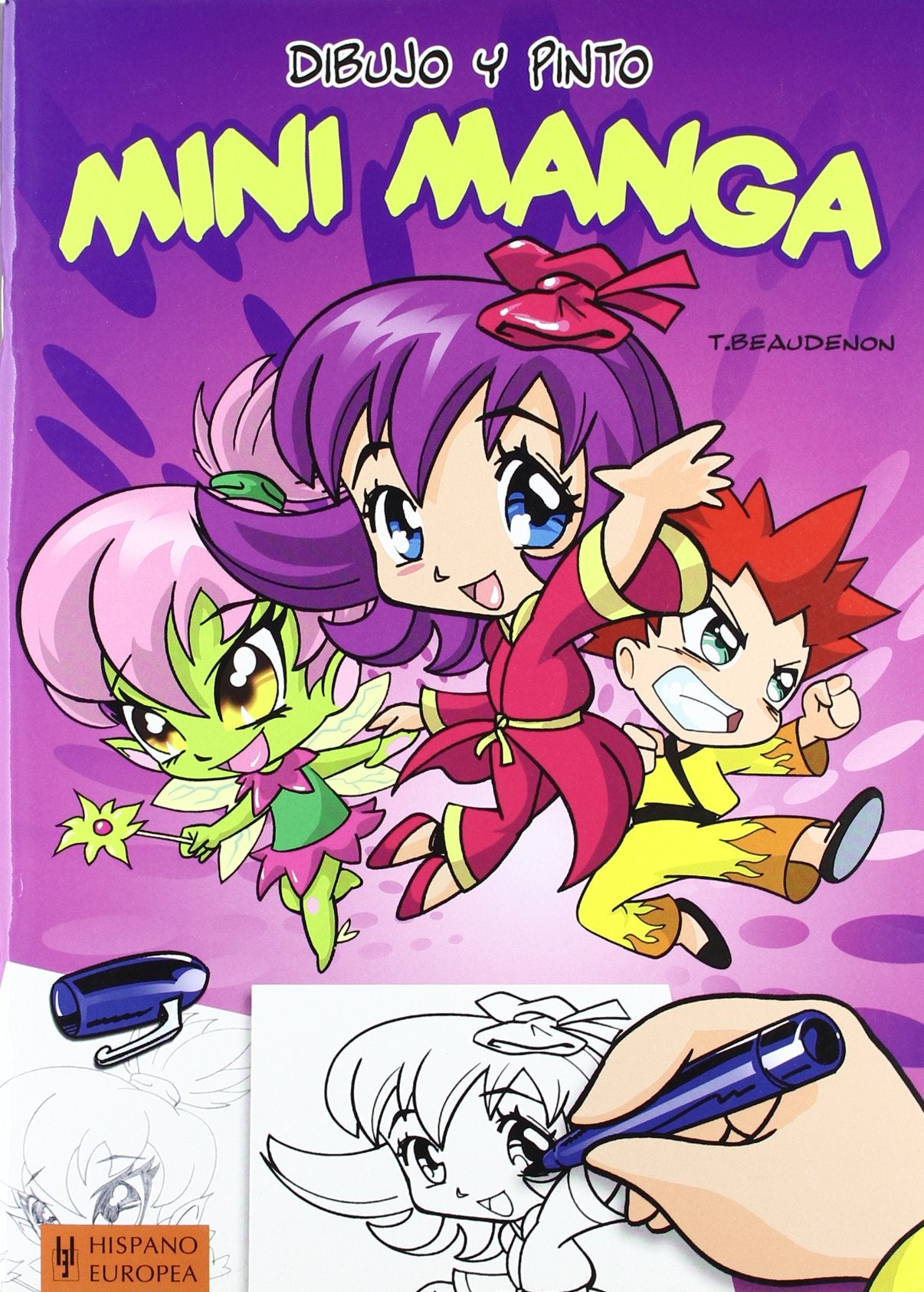 Dibujo y pinto mini manga book