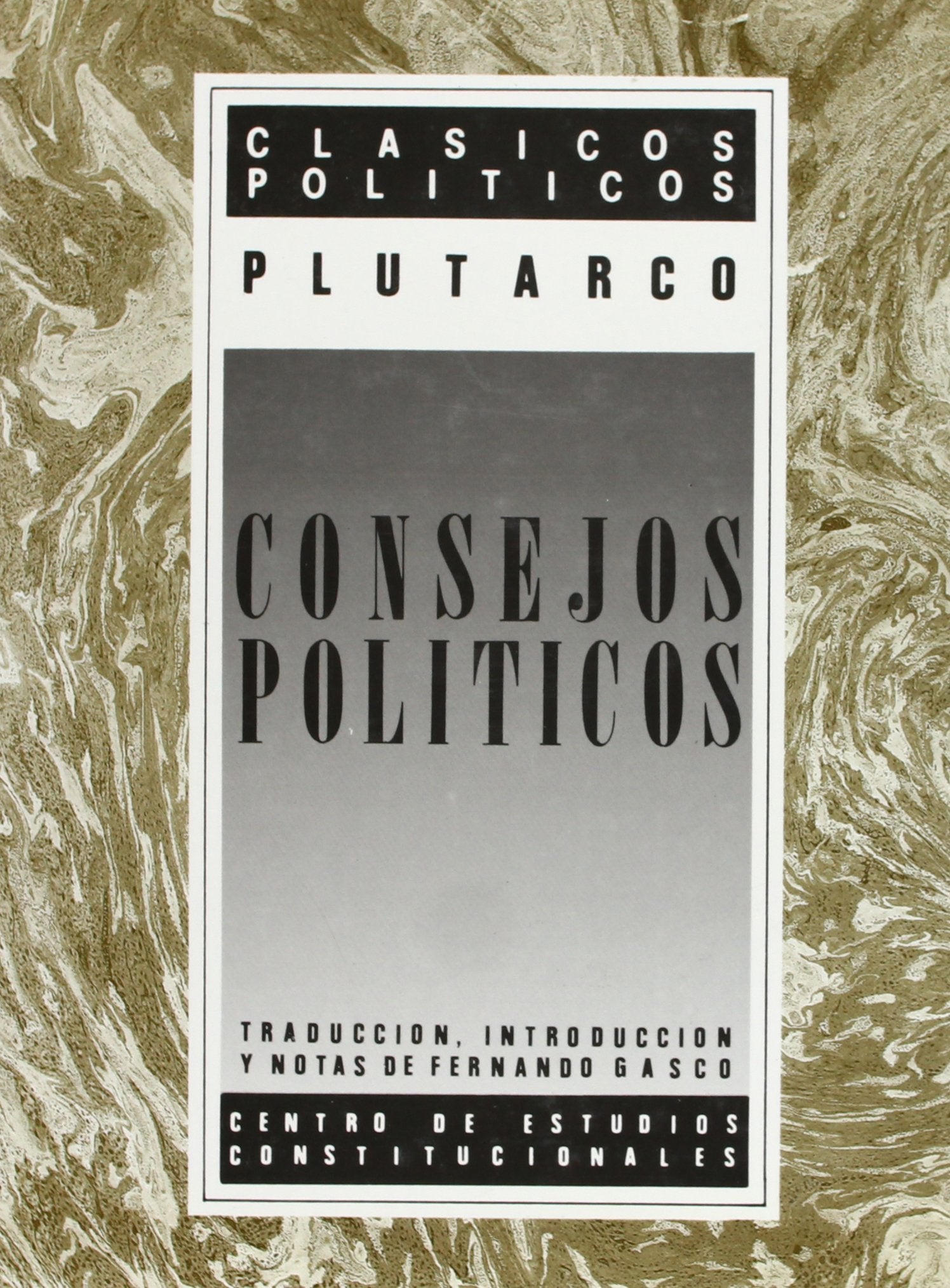 Consejos políticos Philosophy Books