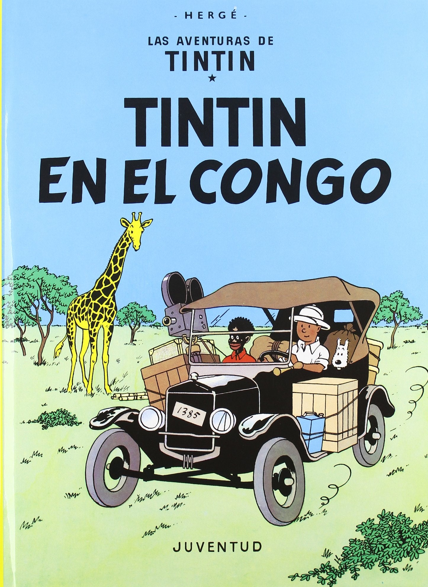 Tintin en el Congo (en espagnol). Las aventuras deTintin book