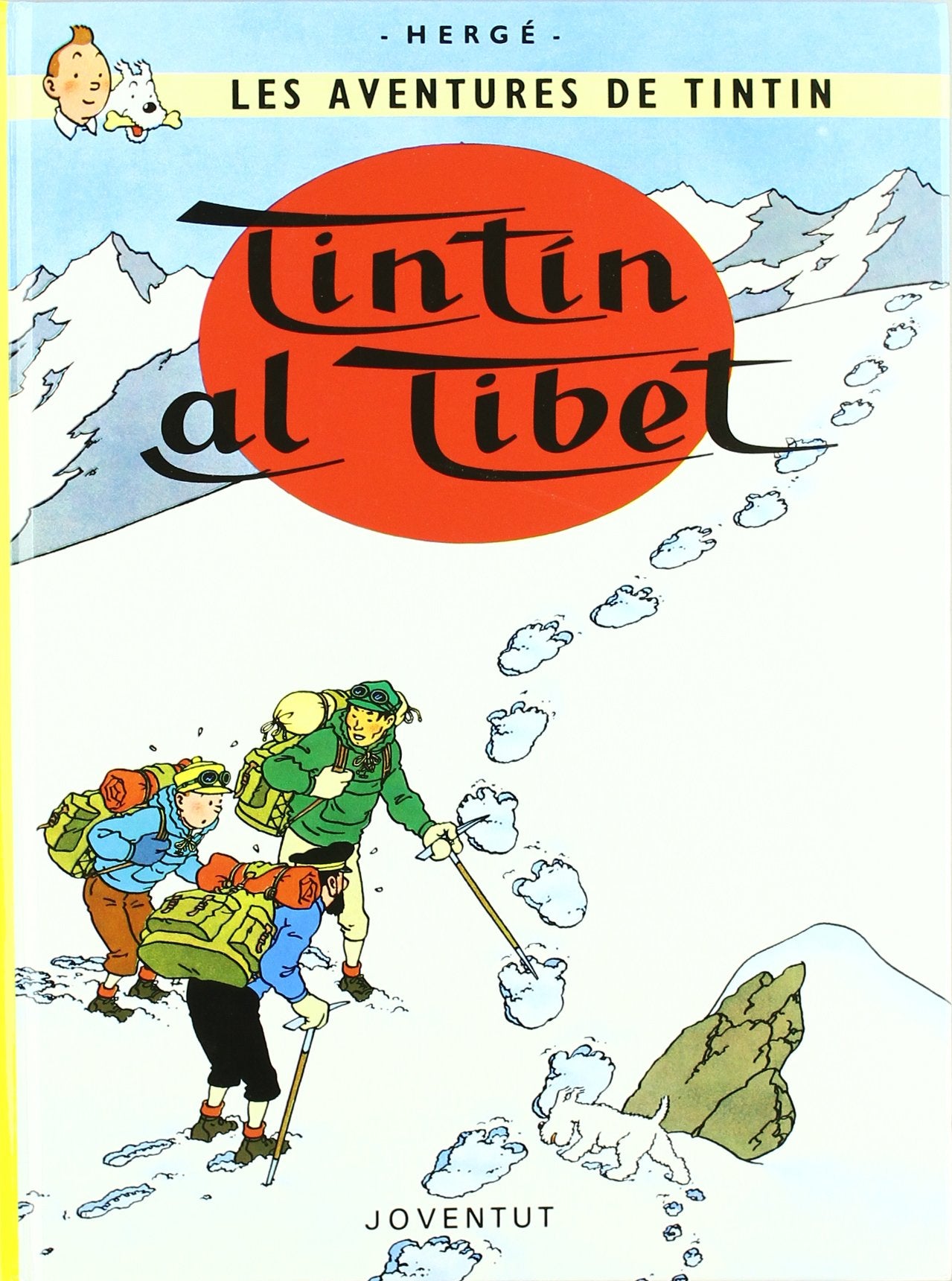 Tintin in Catalan: Tintin al Tibet book