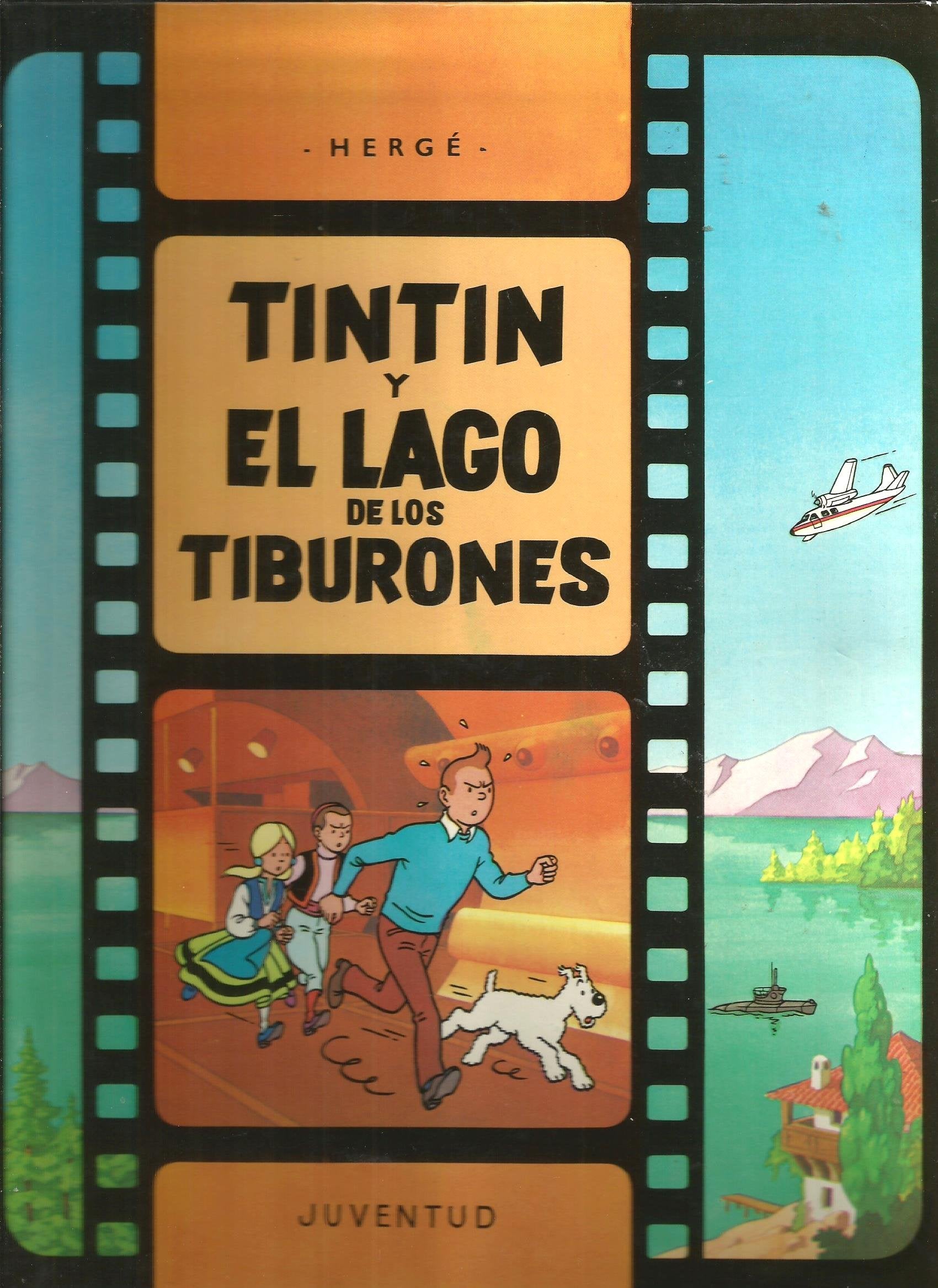 Tintín y el lago de los tiburones Manga