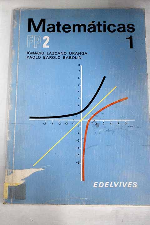 Matematicas, fp2 1 book