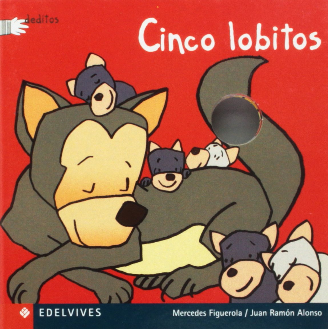 Cinco Lobitos/ Five Little Wolves book