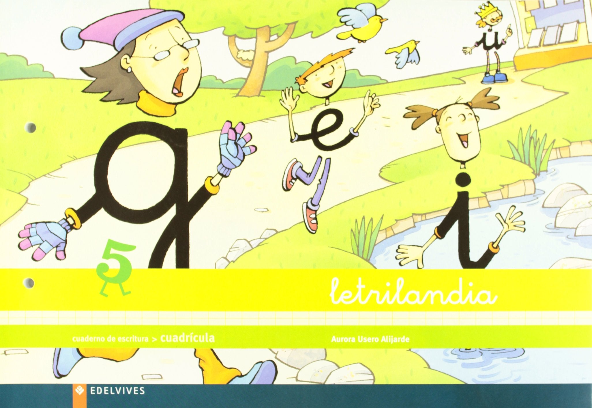Letrilandia Cuaderno 4 de escritura Cuadricula book