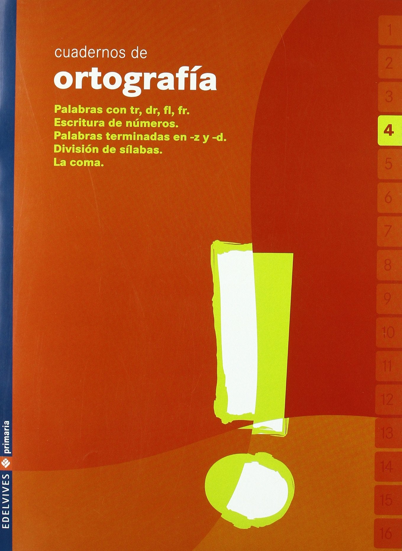Cuaderno de ortografía 4 Primaria Books