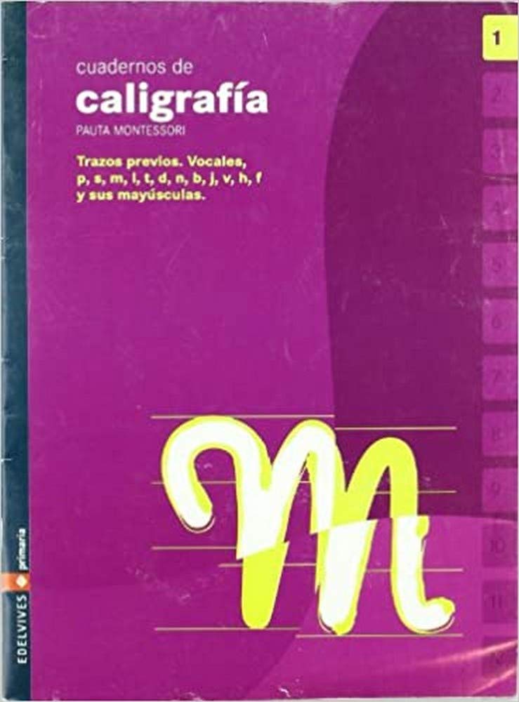 Cuaderno 1 de caligrafia Pauta Montessori Non-fiction
