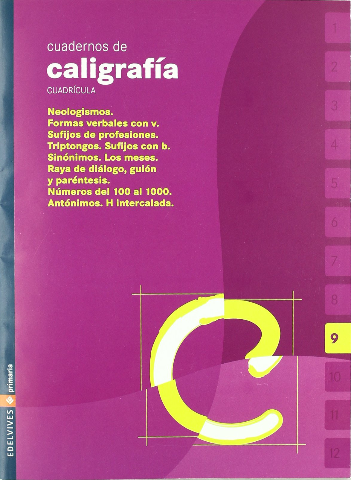 Cuaderno de caligrafia 9 Cuadricula (Primaria) Non-fiction