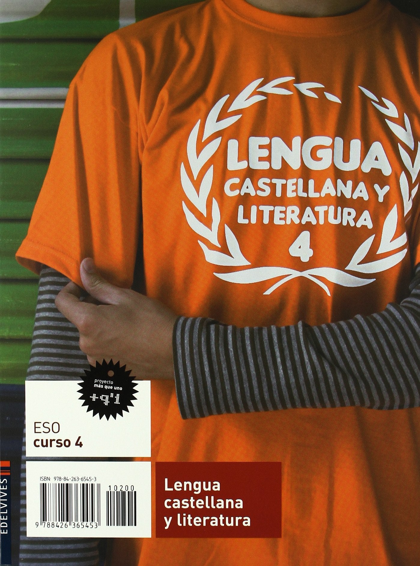 Proyecto +Q'1, lengua castellana, 4 ESO book
