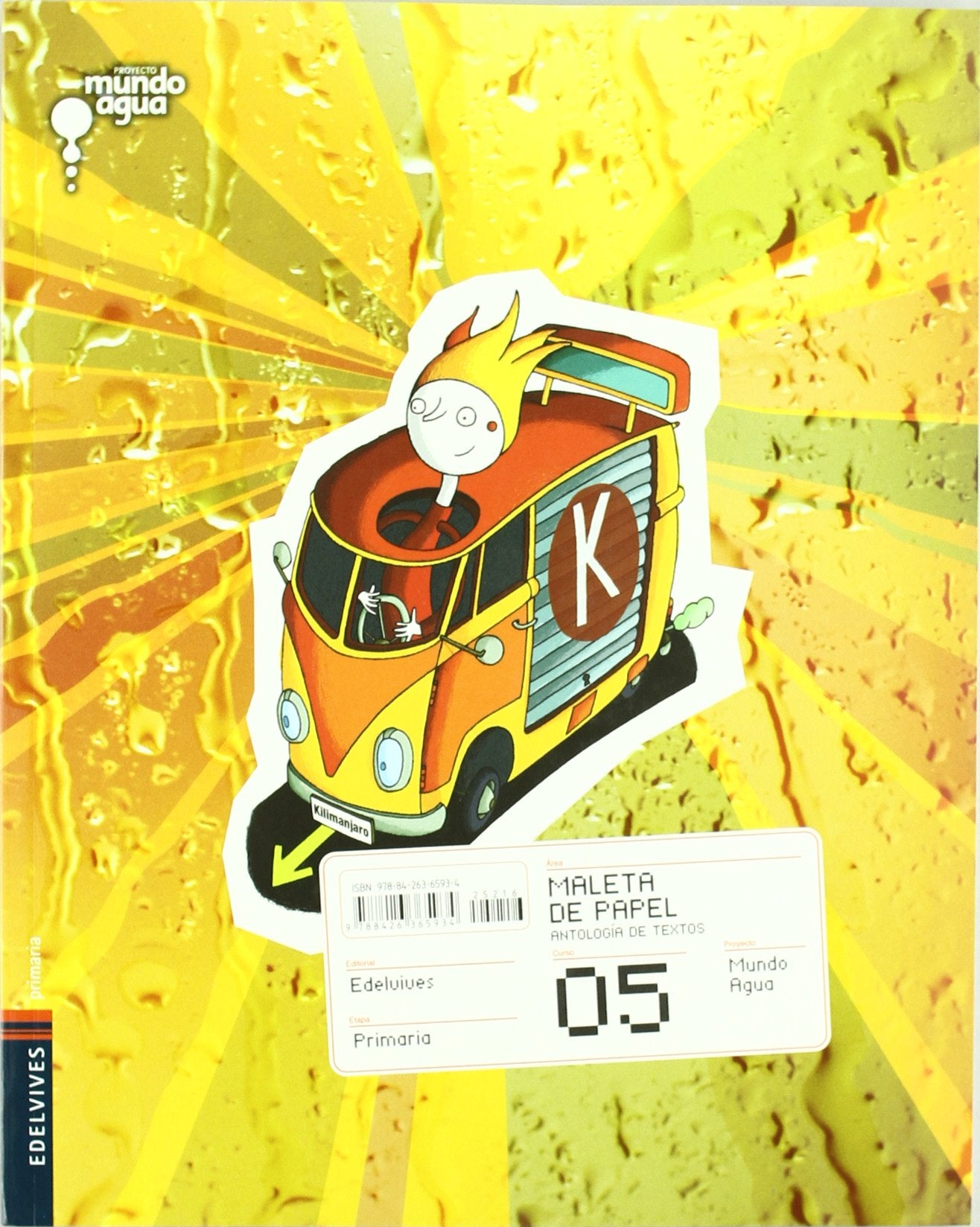 Proyecto Mundo Agua, antología de textos, 5 Educación Primaria Books