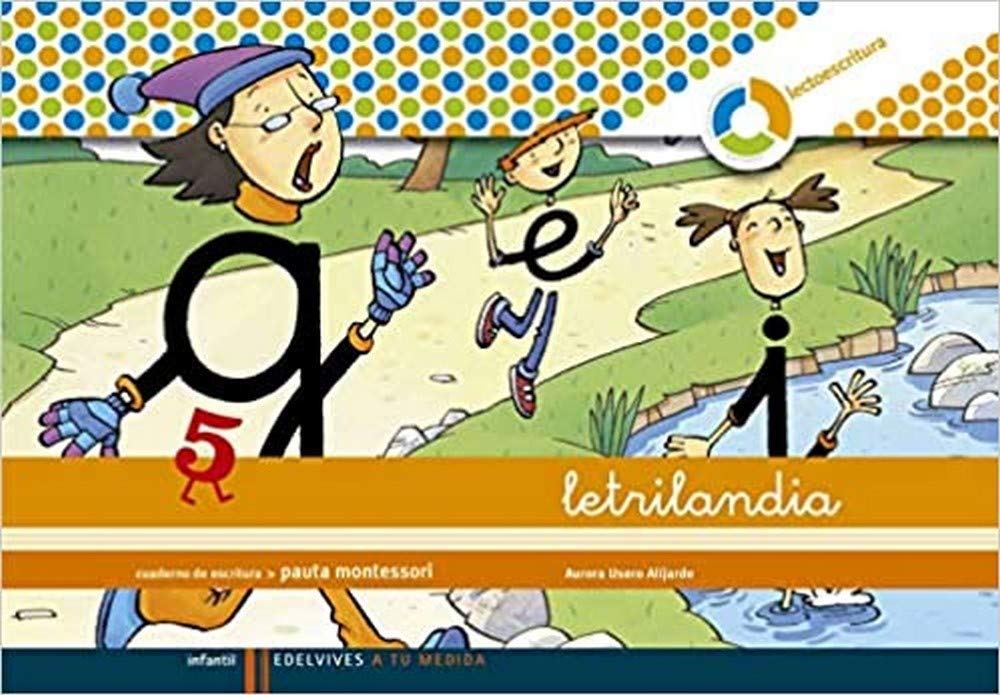 Cuaderno de escritura 5: Pauta Montessori (A tu medida) Reading Aloud & Learning to Read
