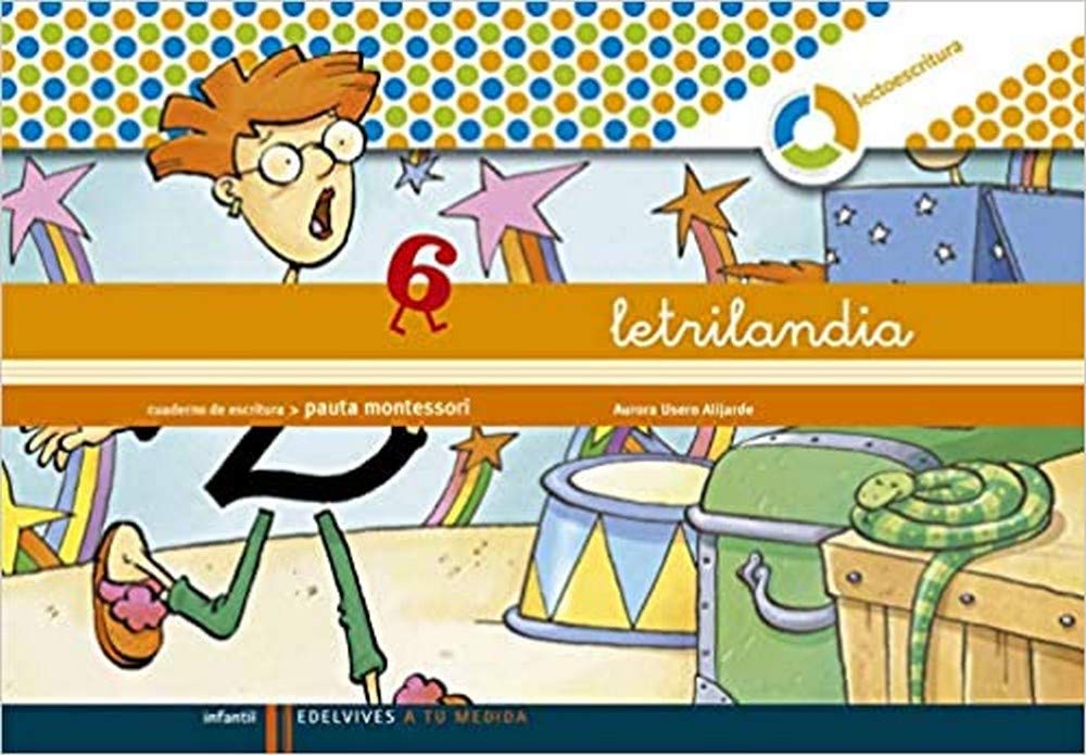 Letrilandia - Cuaderno de escritura 6. Pauta montessori book