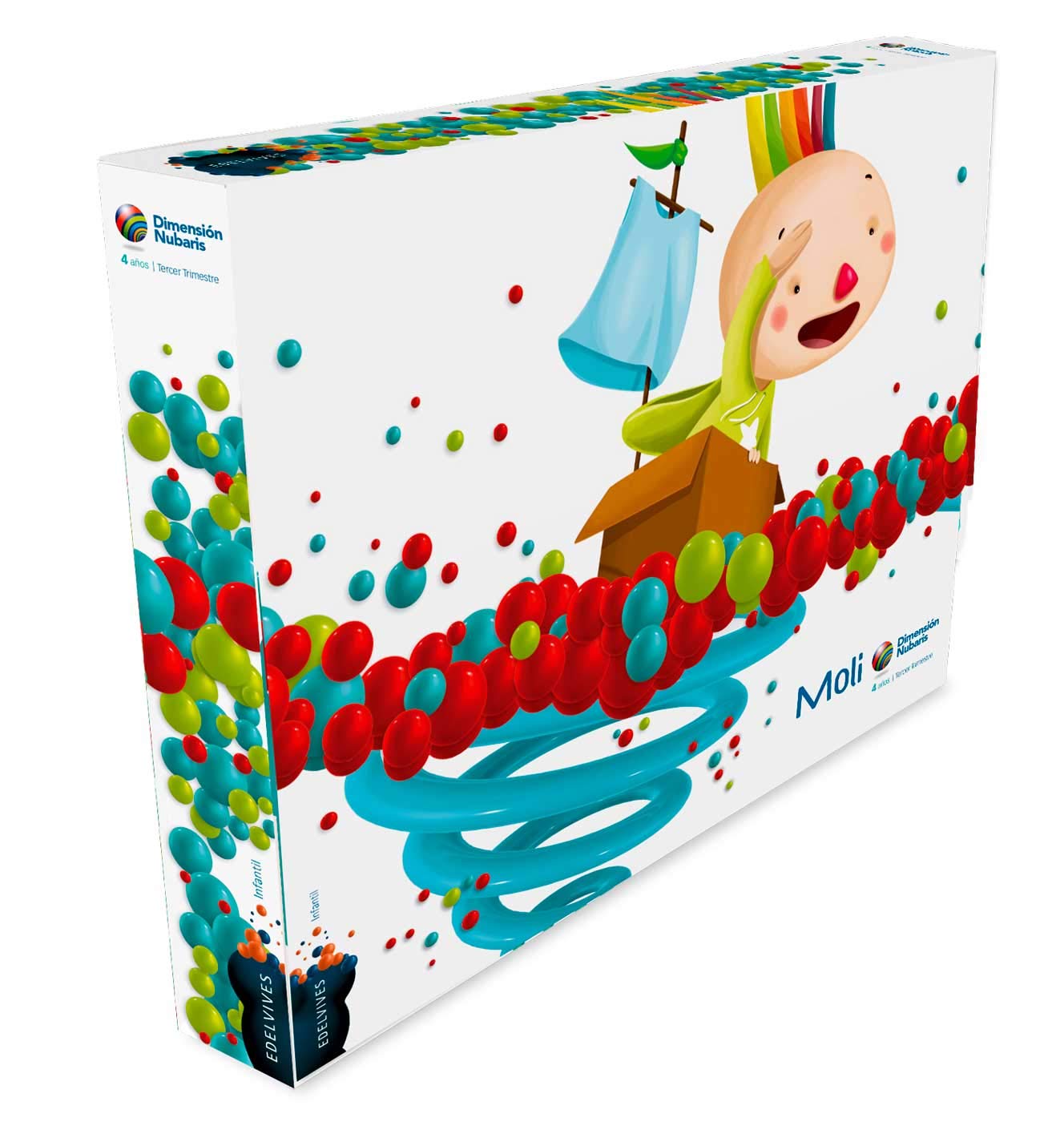 Dimensión Nubaris, Moli, Educación Infantil, 4 años. 3 trimestre Books