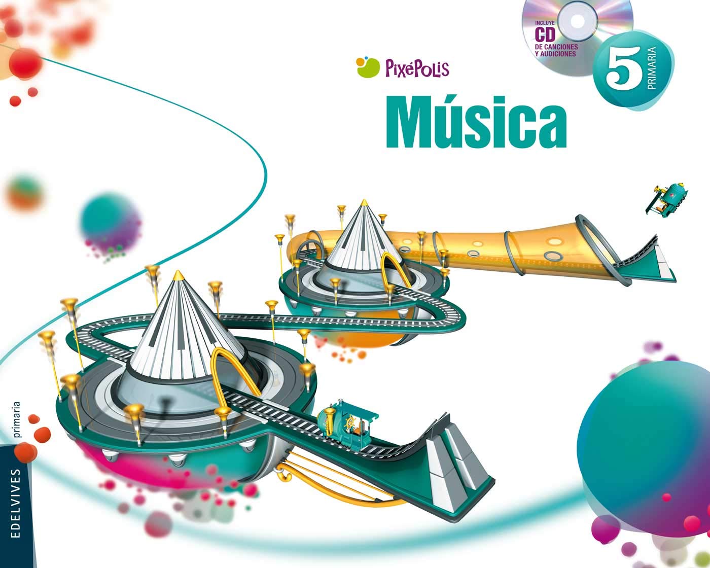 Pixepolis, música, 5 Educación Primaria Books