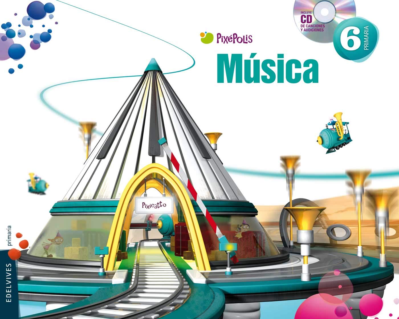 Pixepolis, música, 6 Educación Primaria Books