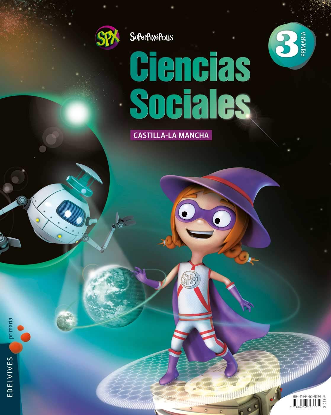 Superpixépolis, ciencias sociales, 3 Educación Primaria (Castilla-La Mancha) Books