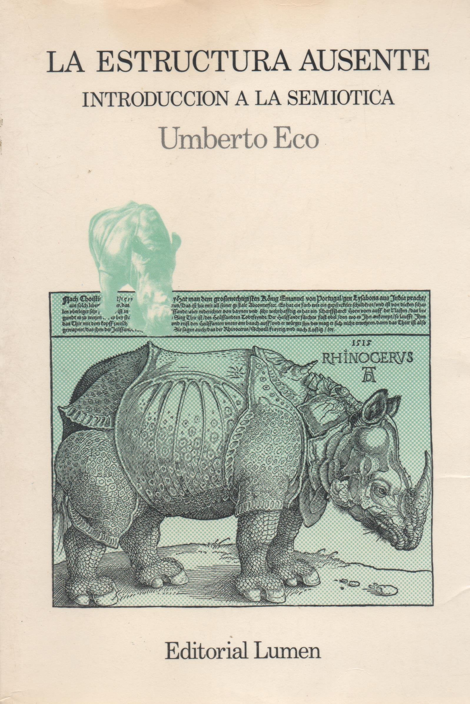 Estructura ausente, la. introduccion a la semiotica Books