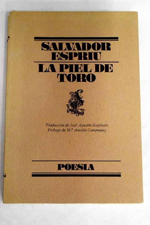La piel de Toro (cast.-catl.) Poetry