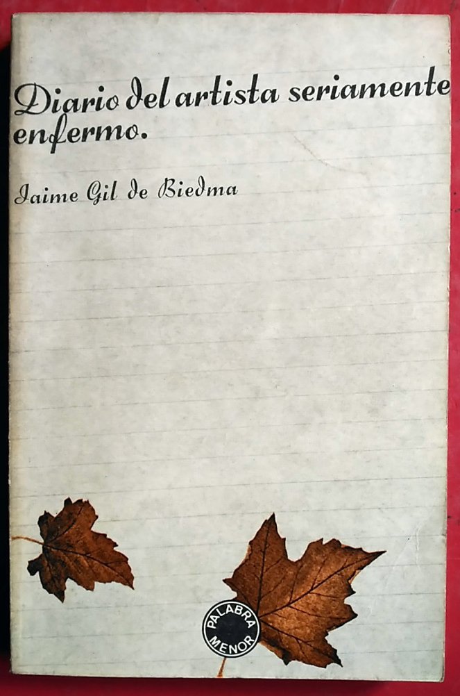 Diario del artista seriamente enfermo Books