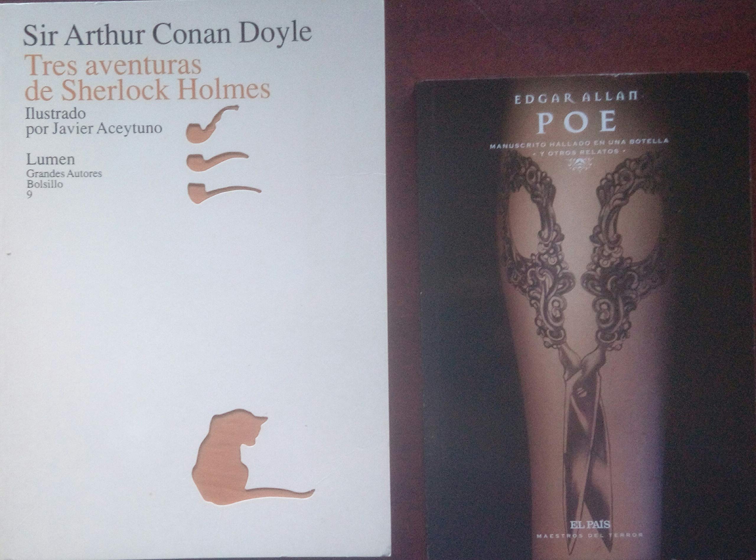 Tres aventuras de sherlock holmes book