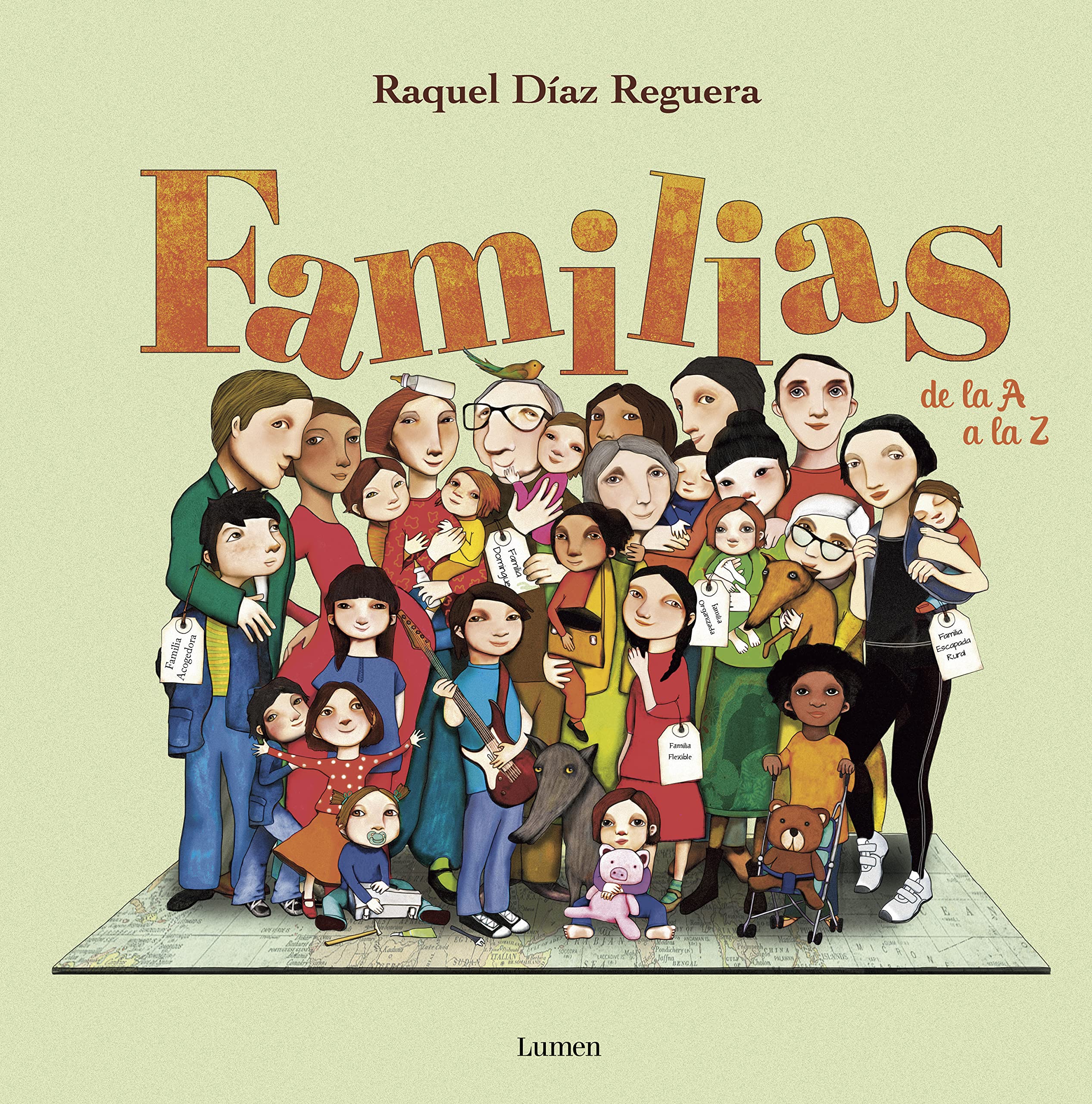 Familias de la A a la Z (De la A a la Z) (Lumen Ilustrados) Non-fiction