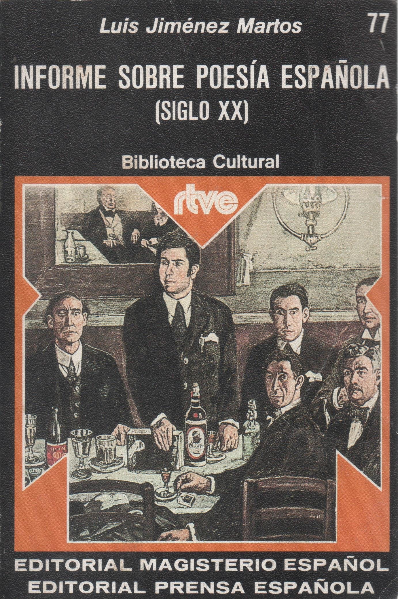 Informe sobre poesía española (siglo XX) book
