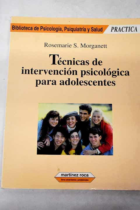 Técnicas de intervención psicológica para adolescentes Books