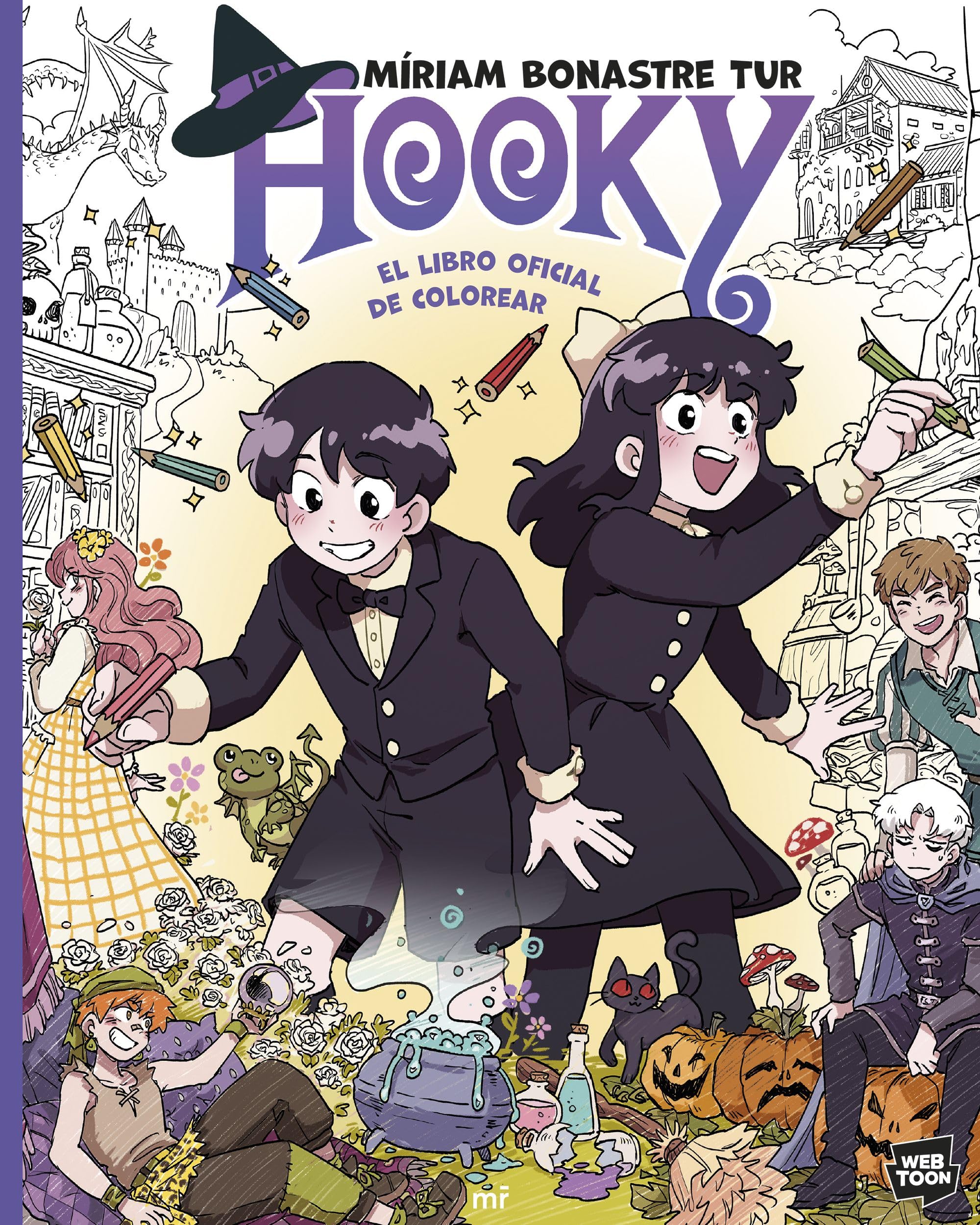 Hooky. El libro oficial de colorear (Martínez Roca) Manga