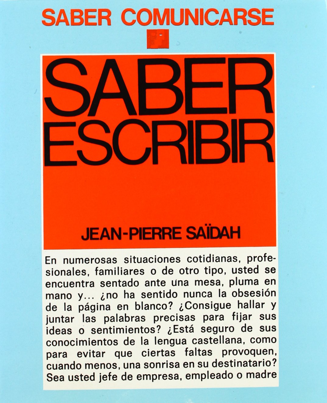 Saber escribir Non-fiction