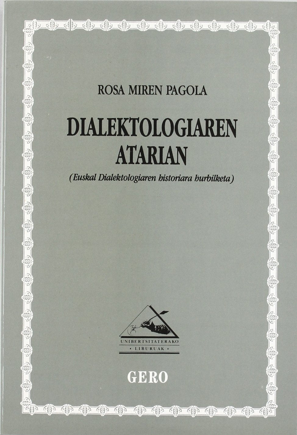 DIALEKTOLOGIAREN ATARIAN Books