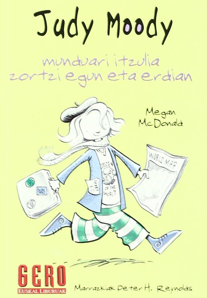 Judy Moody munduari itzulia zorti egun book