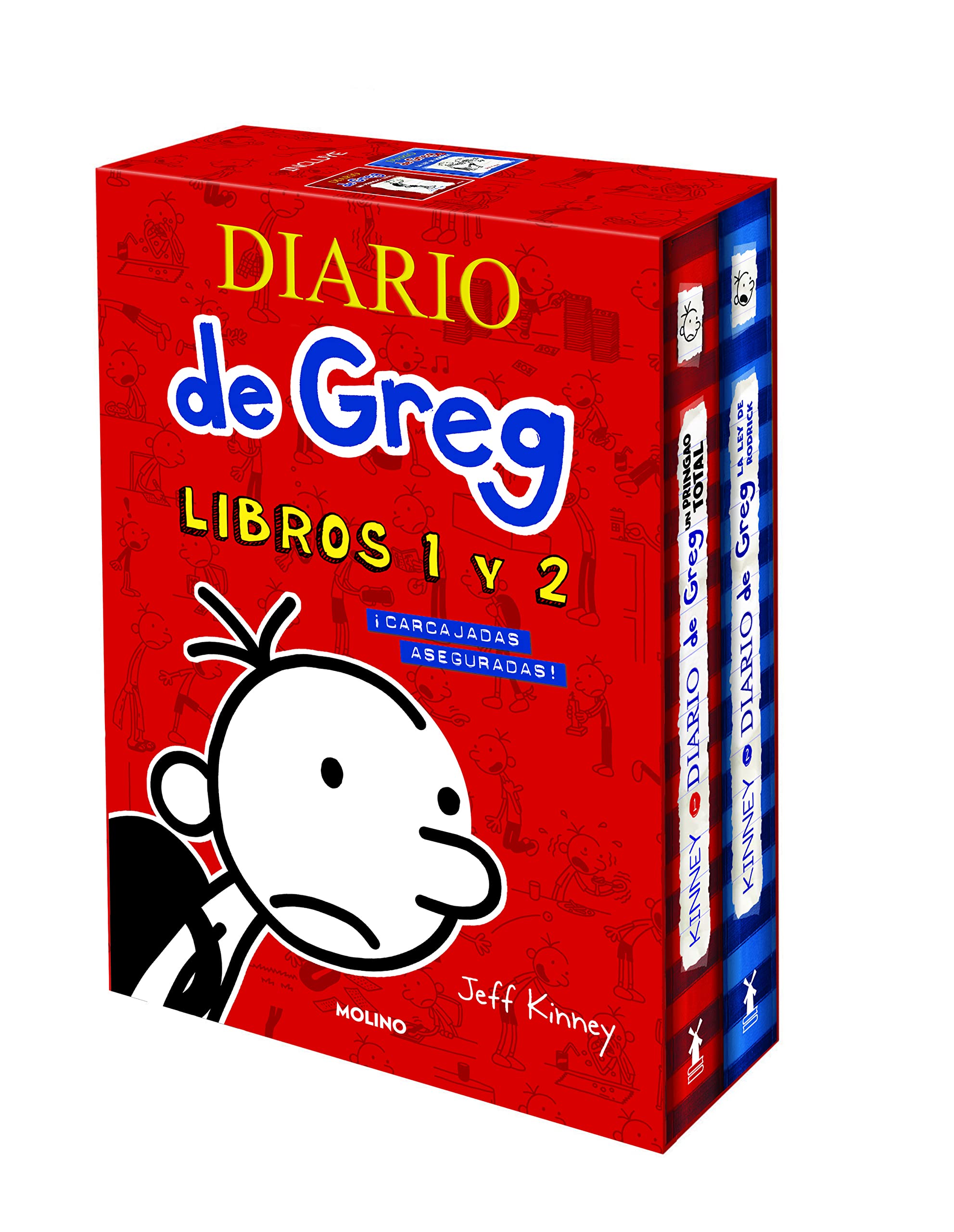 Diario de Greg - Libros 1 y 2 (estuche con: Un pringao total | La ley de Rodrick): ¡Carcajadas aseguradas! book