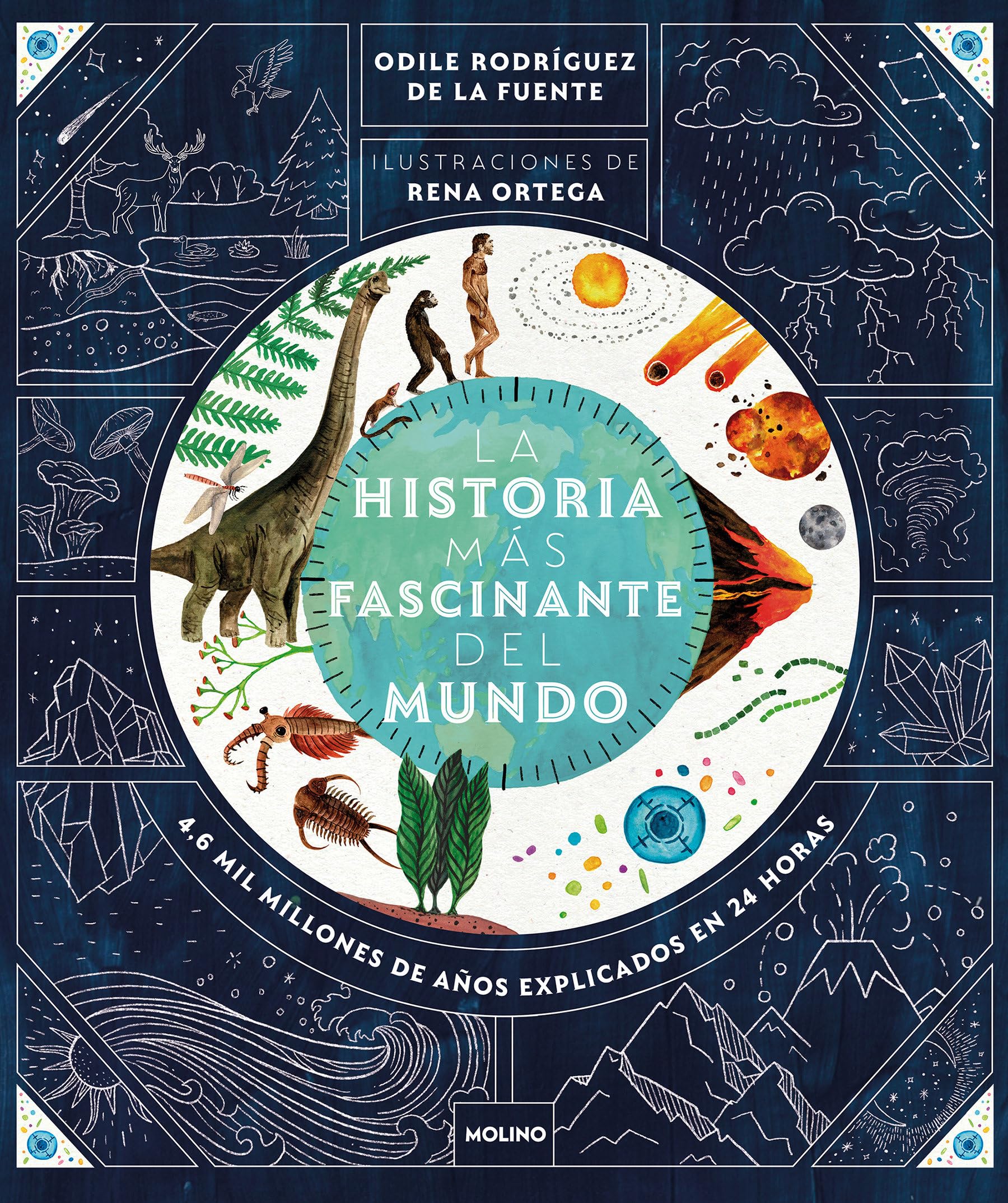 La historia más fascinante del mundo: Historia de la tierra comprimida en un reloj (No ficción infantil) Non-fiction