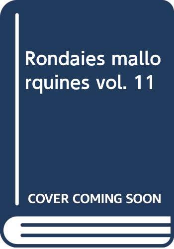 Rondaies mallorquines vol. 11 Social Sciences