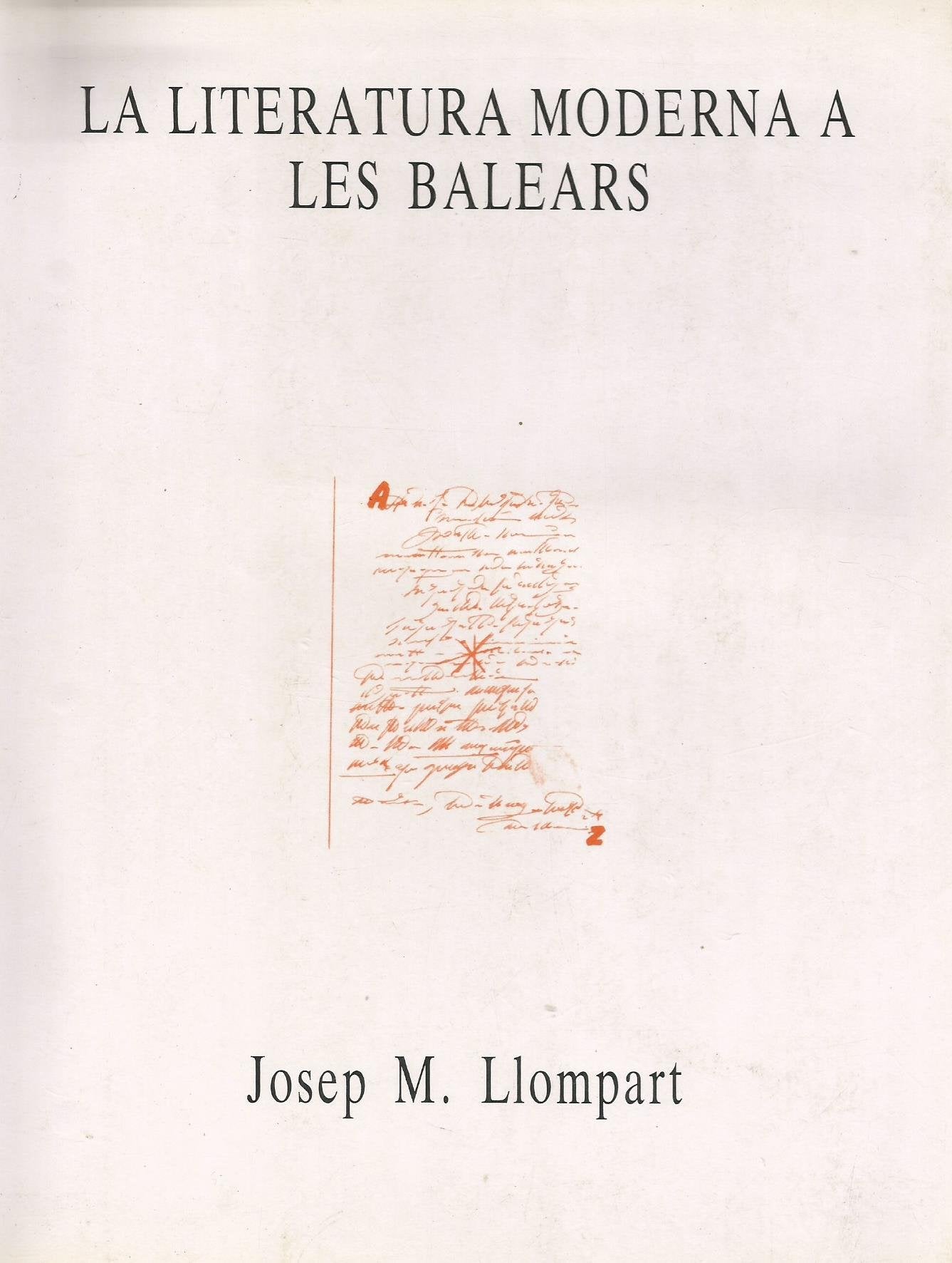 La literatura moderna a les Balears Books