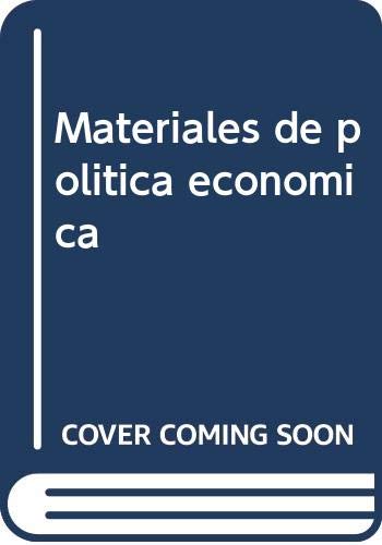 Materiales de política económica Business, Finance & Career