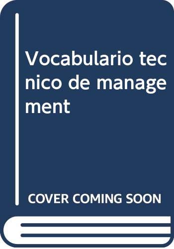 Vocabulario técnico de management Business, Finance & Career