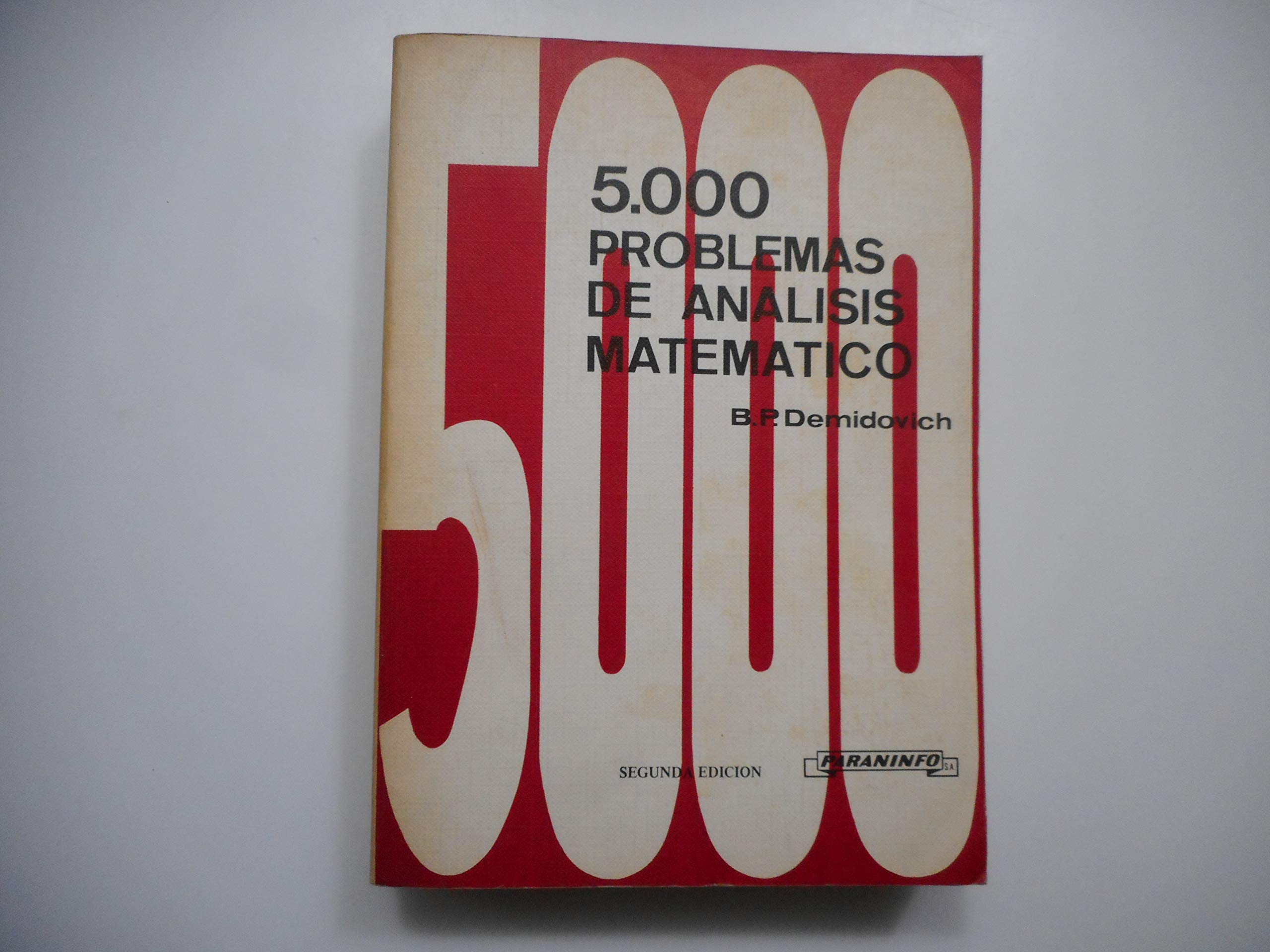 5000 Problemas de Analisis Matematico Mathematics