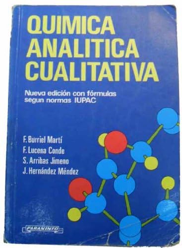 QUIMICA ANALITICA CUALITATIVA (Química) Natural Sciences