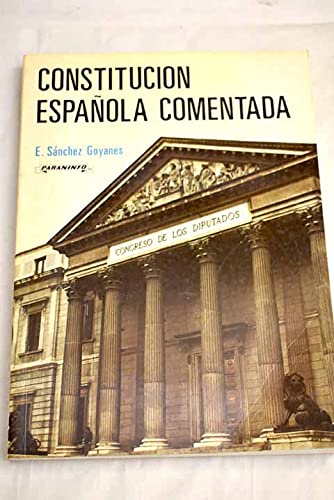 CONSTITUCION ESPAÑOLA COMENTADA book