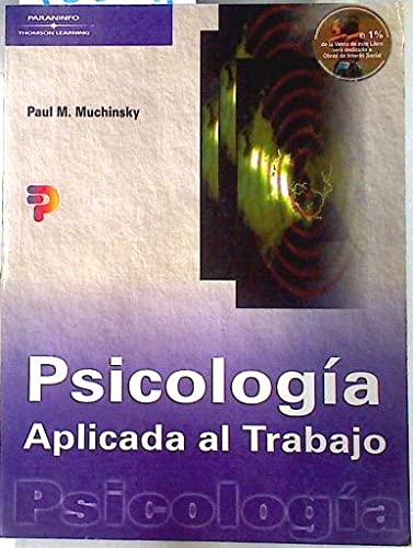 Psicología aplicada al trabajo Books