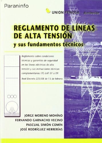 Reglamento de líneas de alta tensión y sus fundamentos técnicos (Electricidad y Electrónica) Law