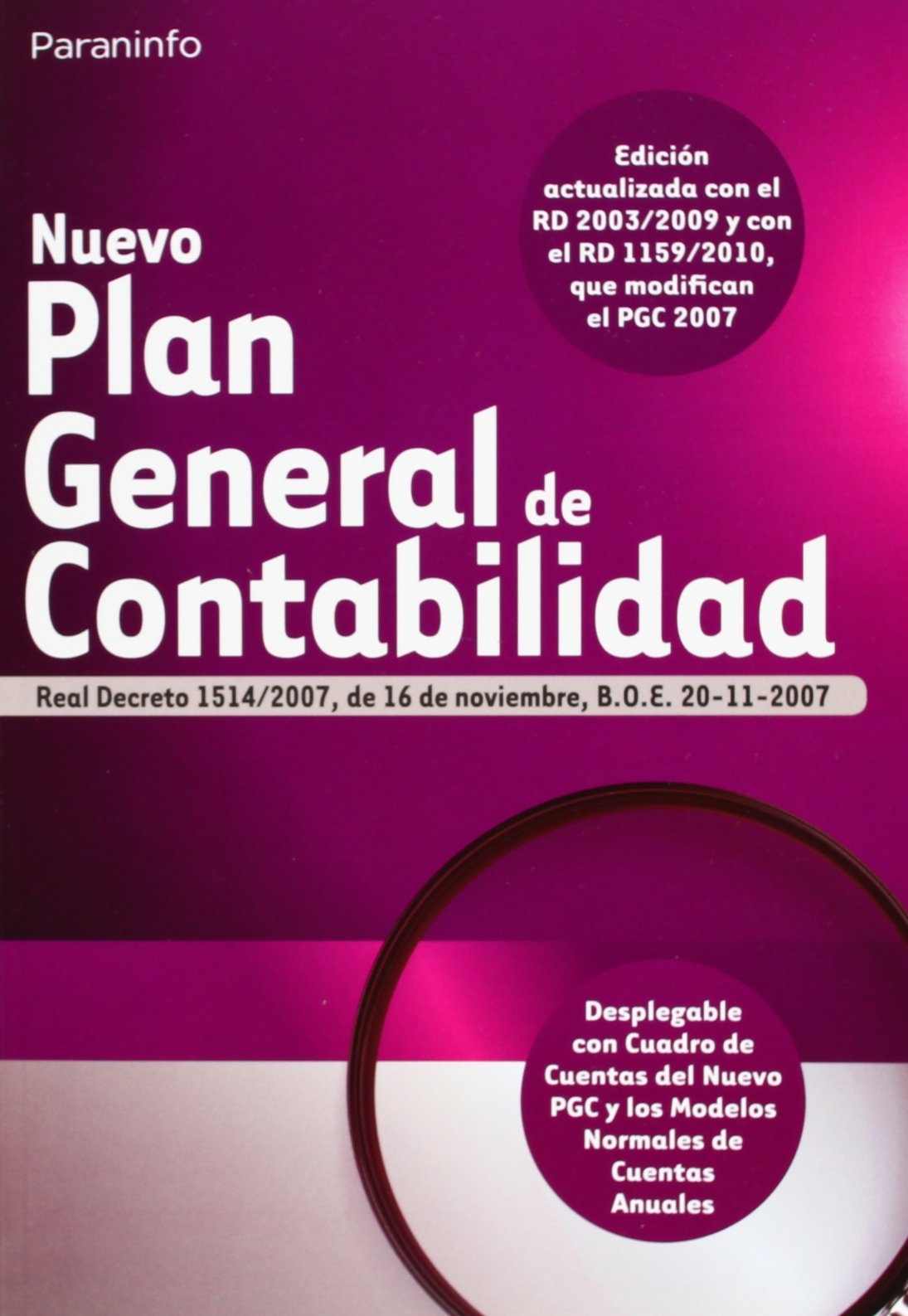 Nuevo Plan General de Contabilidad: Rústica (Administración) Business, Finance & Career