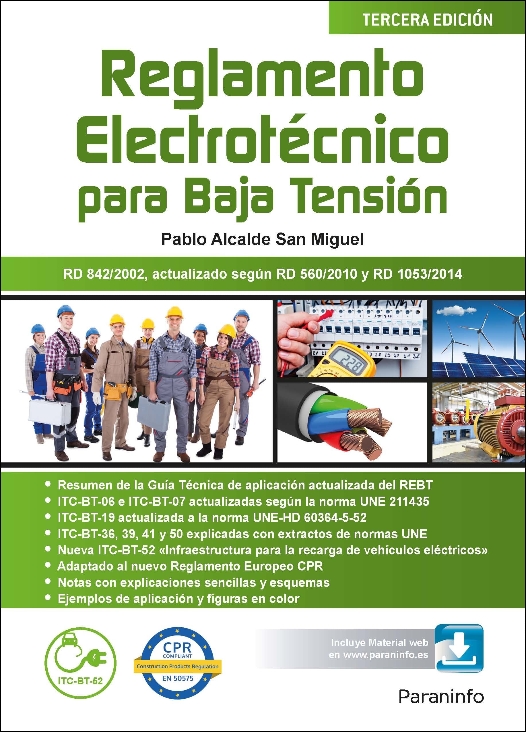 Reglamento electrotécnico para Baja Tensión 3.ª edición: Rústica book